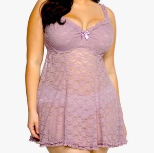 All Lace Underwire Babydoll Size 3 by Torrid
